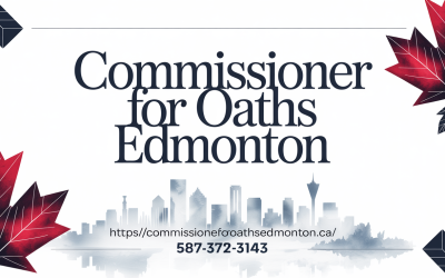 Affordable commissioner for oaths edmonton