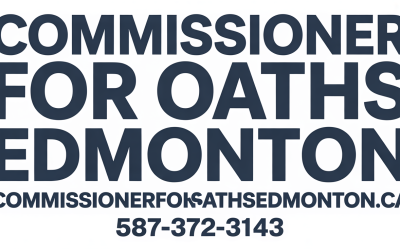 Commissioner for oaths Edmonton
